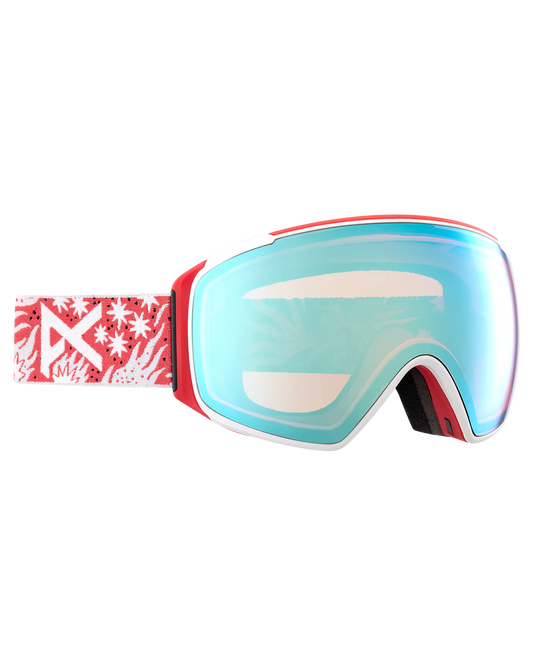 Anon M4S Toric Snow Goggles + Bonus Lens + Mfi® Face Mask - Joshua Noom/Perceive Variable Blue Lens Snow Goggles - Mens - Trojan Wake Ski Snow