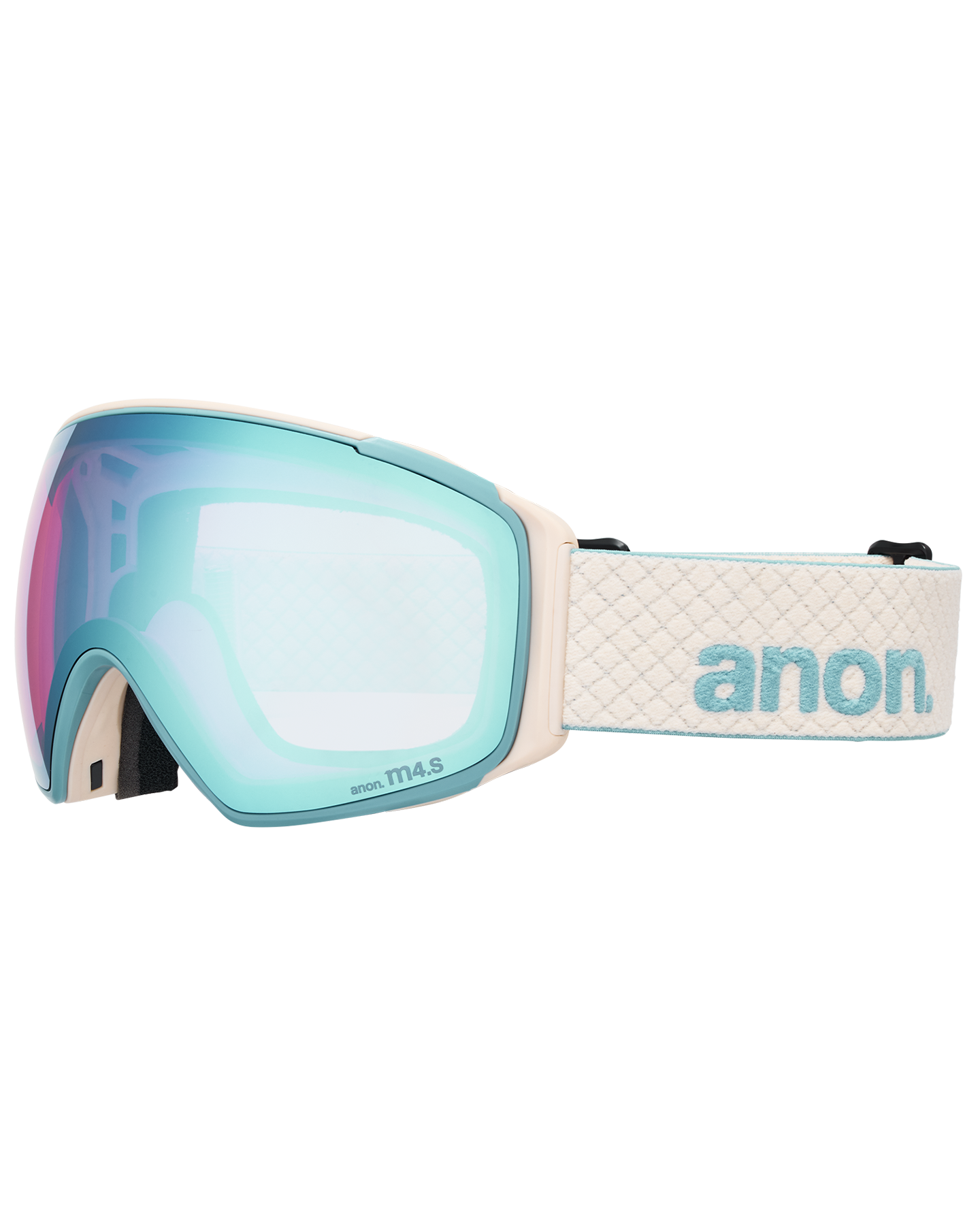 Anon M4S (Toric) Snow Goggles + Bonus Lens + MFI® Face Mask - Oat/Perceive Variable Blue Unisex Snow Goggles - Trojan Wake Ski Snow