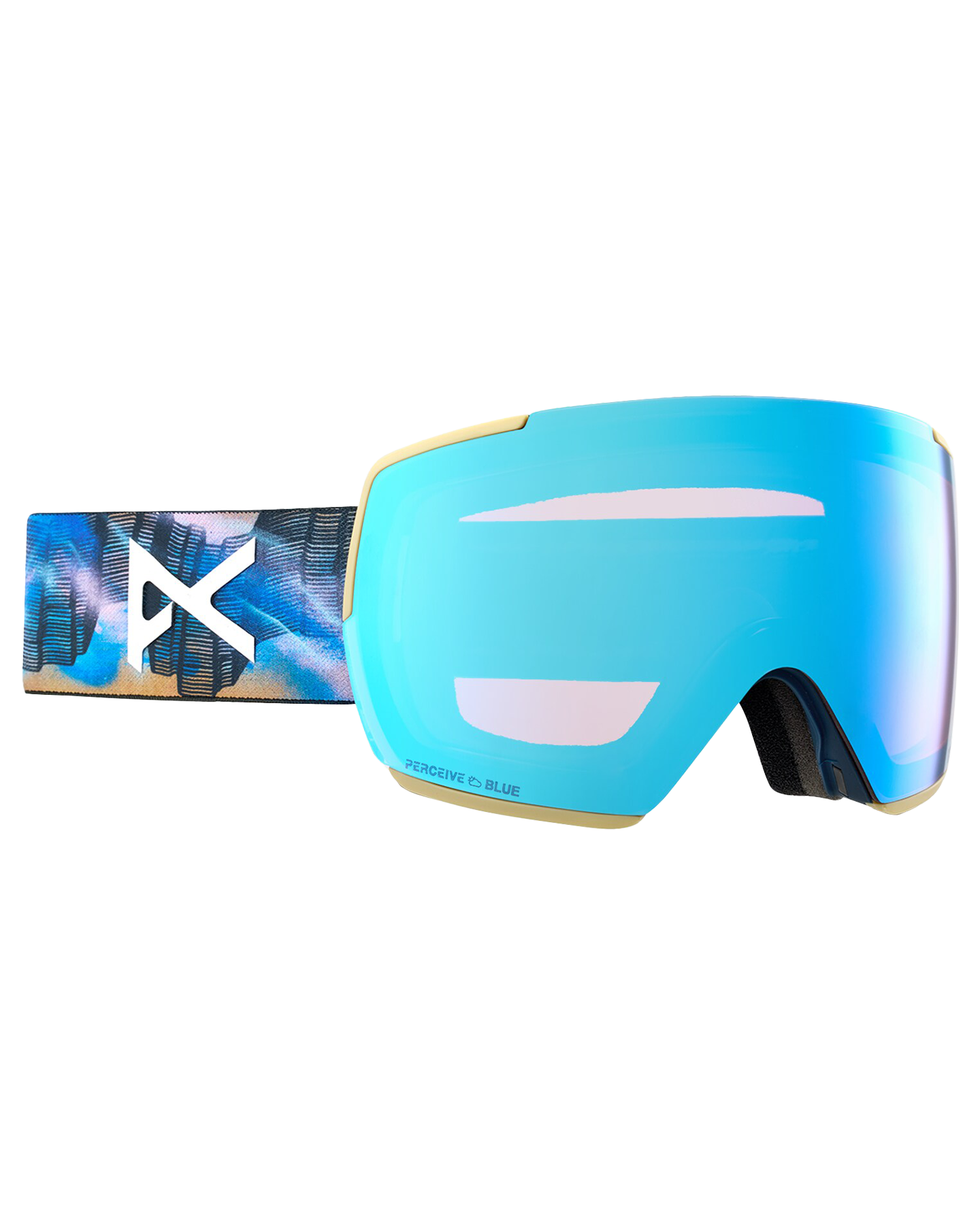 Anon M5 Low Bridge Snow Goggles - Chet Malinow/Perceive Variable Blue Lens Men's Snow Goggles - Trojan Wake Ski Snow