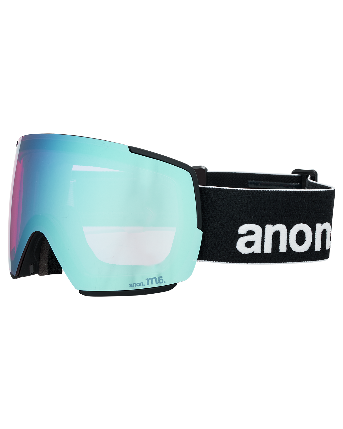 Anon M5 Snow Goggles + Bonus Lens + MFI® Face Mask - Black/Perceive Variable Blue Unisex Snow Goggles - Trojan Wake Ski Snow