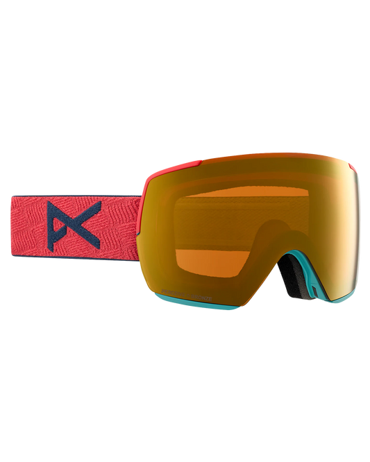Anon M5S Snow Goggles - Coral/Perceive Sunny Bronze Lens Men's Snow Goggles - Trojan Wake Ski Snow