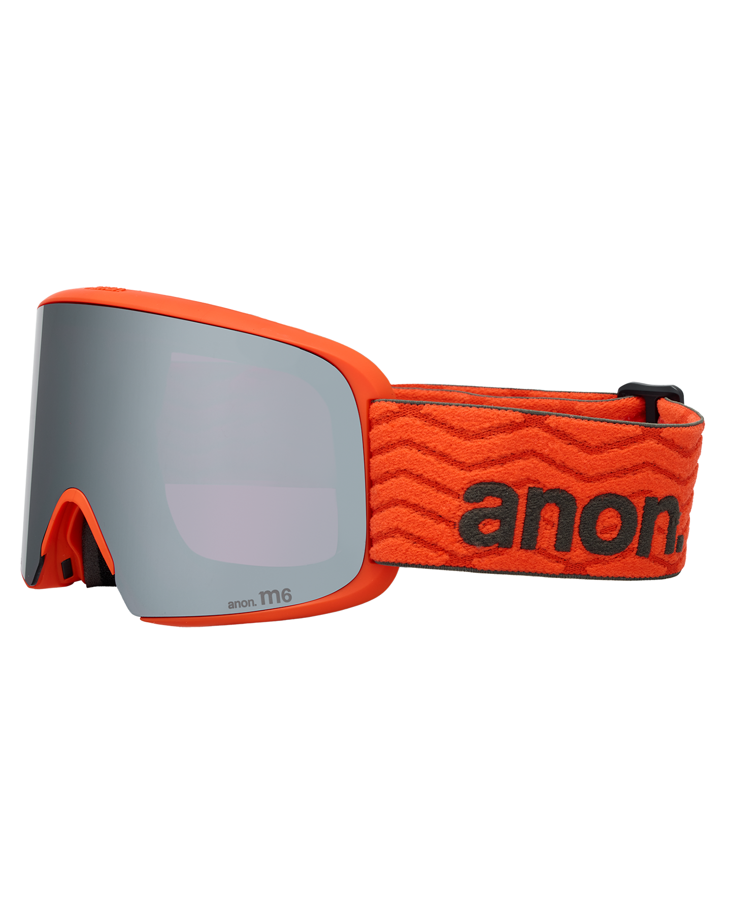 Anon M6 Low Bridge Snow Goggles + Bonus Lens + MFI® Face Mask - Fiesta Red/Perceive Sunny Onyx Unisex Snow Goggles - Trojan Wake Ski Snow