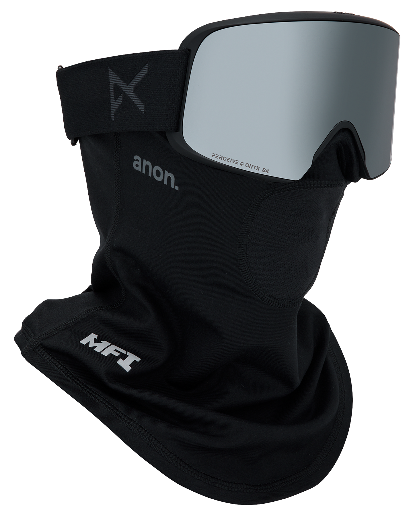 Anon M6 Snow Goggles + Bonus Lens + MFI® Face Mask - Smoke/Perceive Sunny Onyx Unisex Snow Goggles - Trojan Wake Ski Snow