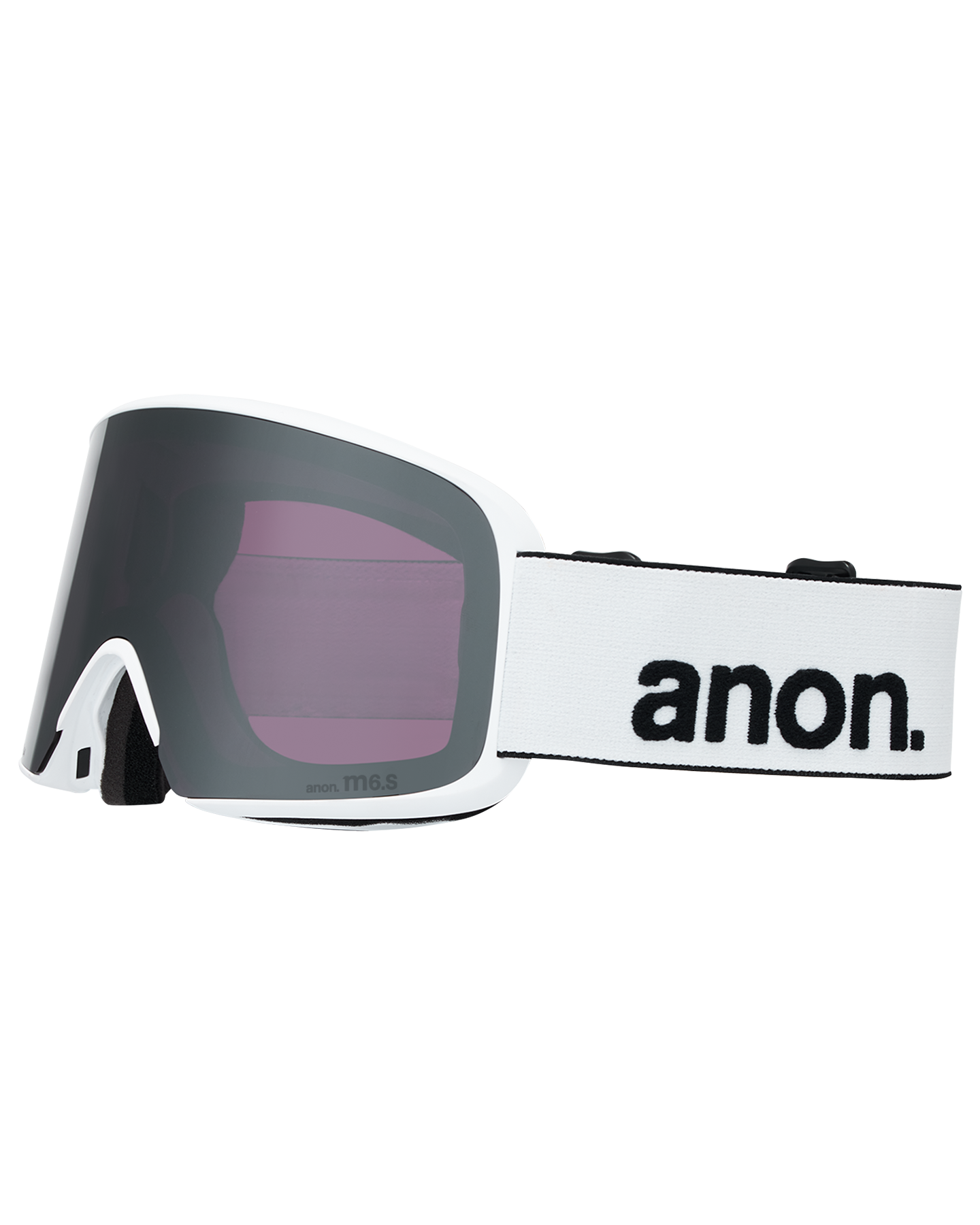 Anon M6S Low Bridge Snow Goggles + Bonus Lens + MFI® Face Mask - White/Perceive Sunny Onyx Unisex Snow Goggles - Trojan Wake Ski Snow
