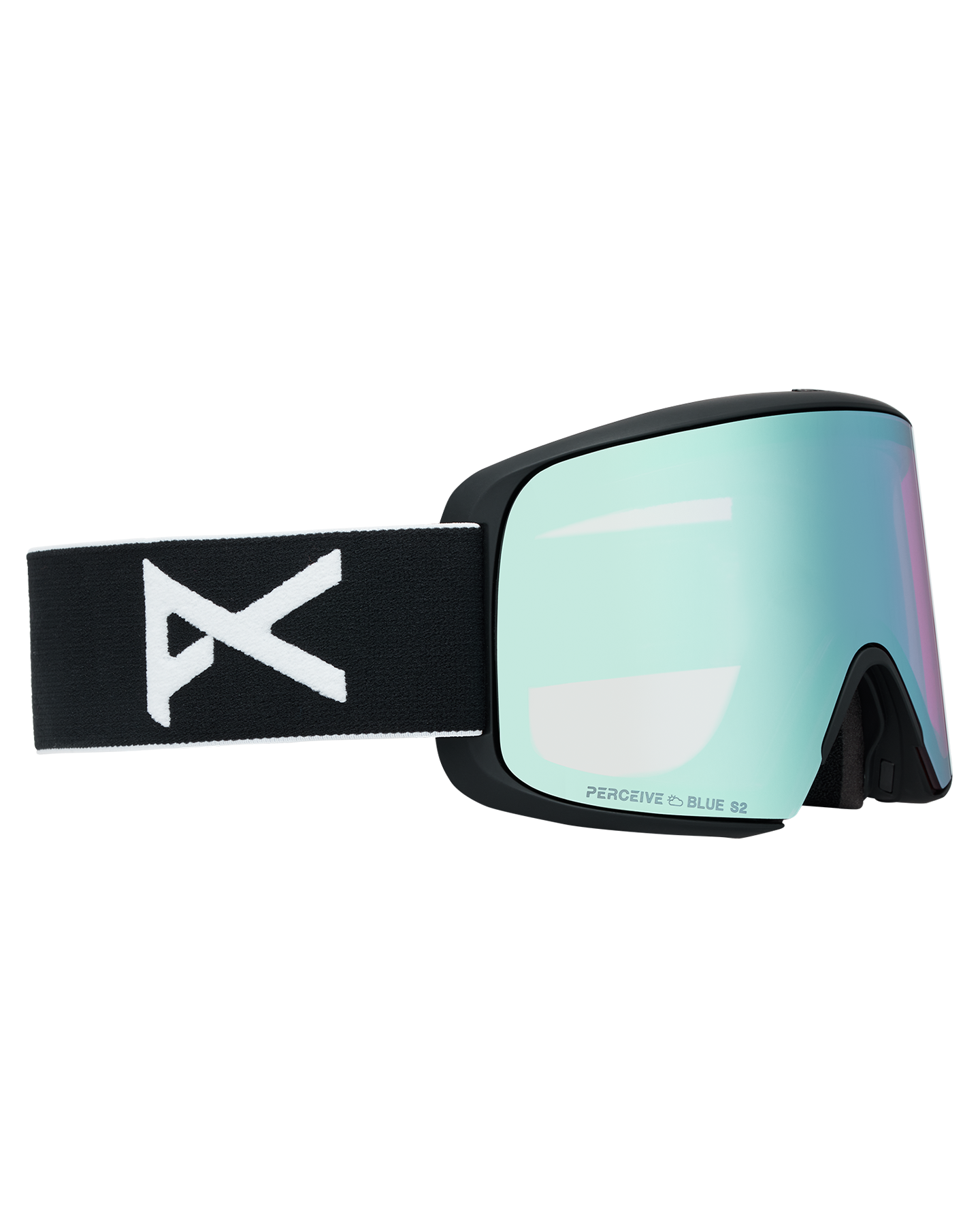 Anon M6S Snow Goggles + Bonus Lens + MFI® Face Mask - Black/Perceive Variable Blue Unisex Snow Goggles - Trojan Wake Ski Snow