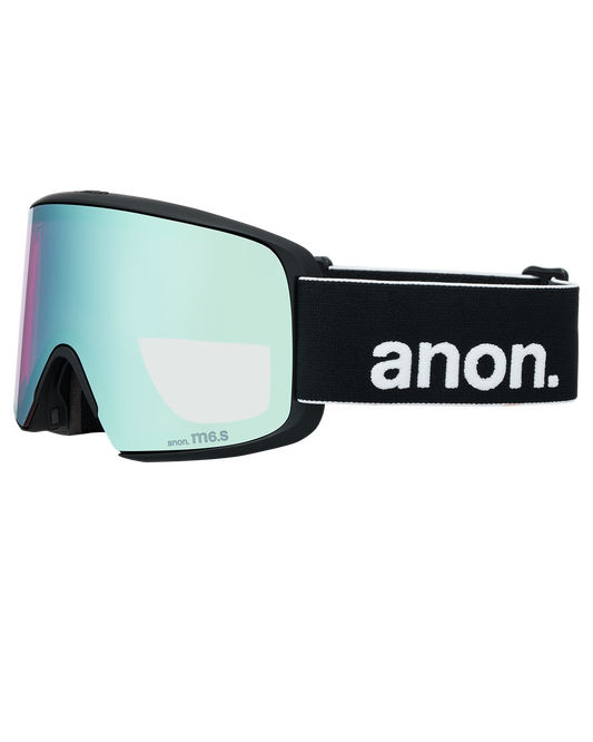 Anon M6S Snow Goggles + Bonus Lens + MFI® Face Mask - Black/Perceive Variable Blue Unisex Snow Goggles - Trojan Wake Ski Snow