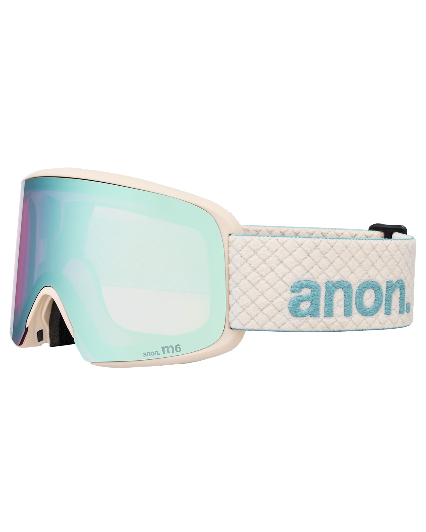 Anon M6S Snow Goggles + Bonus Lens + MFI® Face Mask - Oat/Perceive Variable Blue Unisex Snow Goggles - Trojan Wake Ski Snow