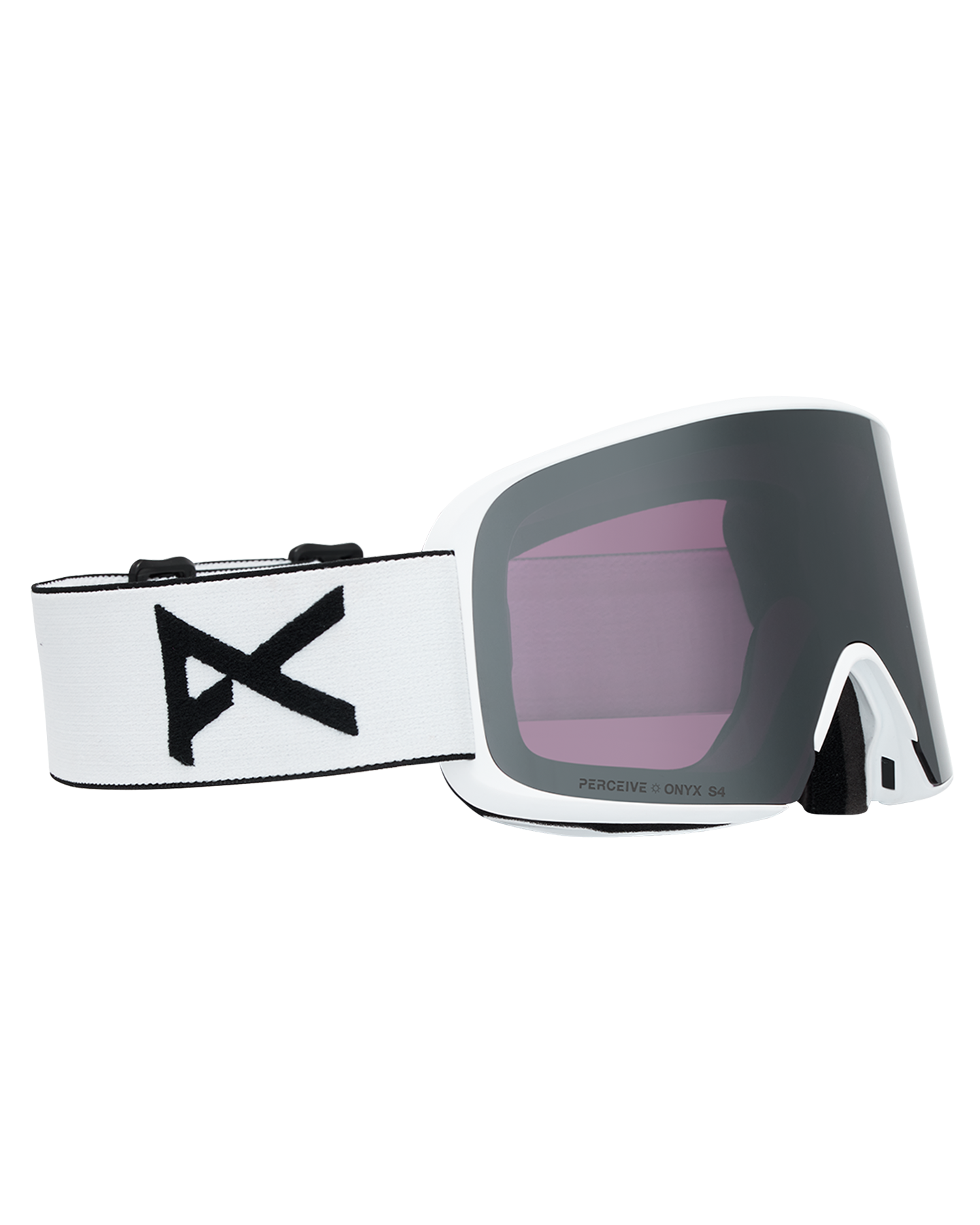 Anon M6S Snow Goggles + Bonus Lens + MFI® Face Mask - White/Perceive Sunny Onyx Unisex Snow Goggles - Trojan Wake Ski Snow