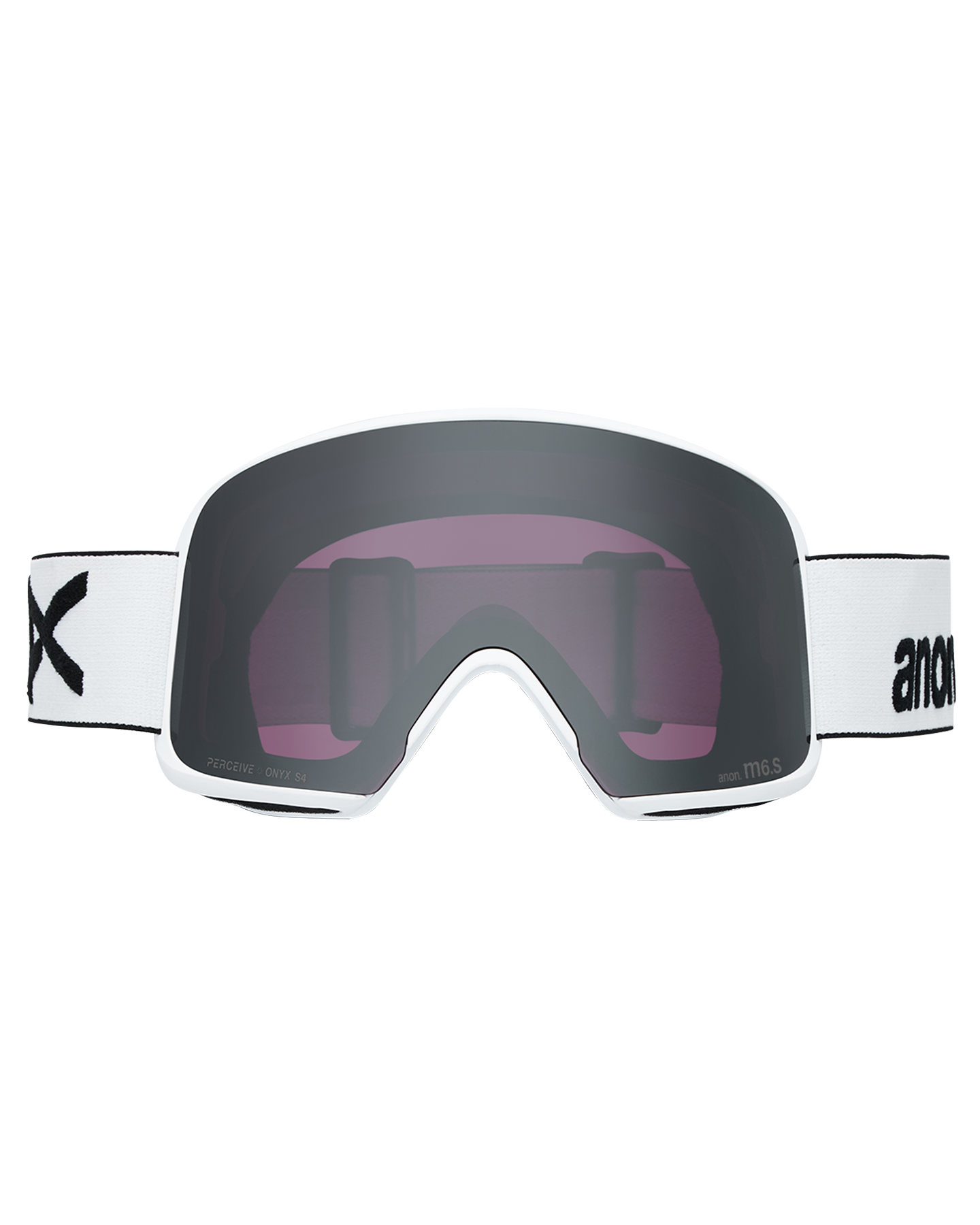 Anon M6S Snow Goggles + Bonus Lens + MFI® Face Mask - White/Perceive Sunny Onyx Unisex Snow Goggles - Trojan Wake Ski Snow