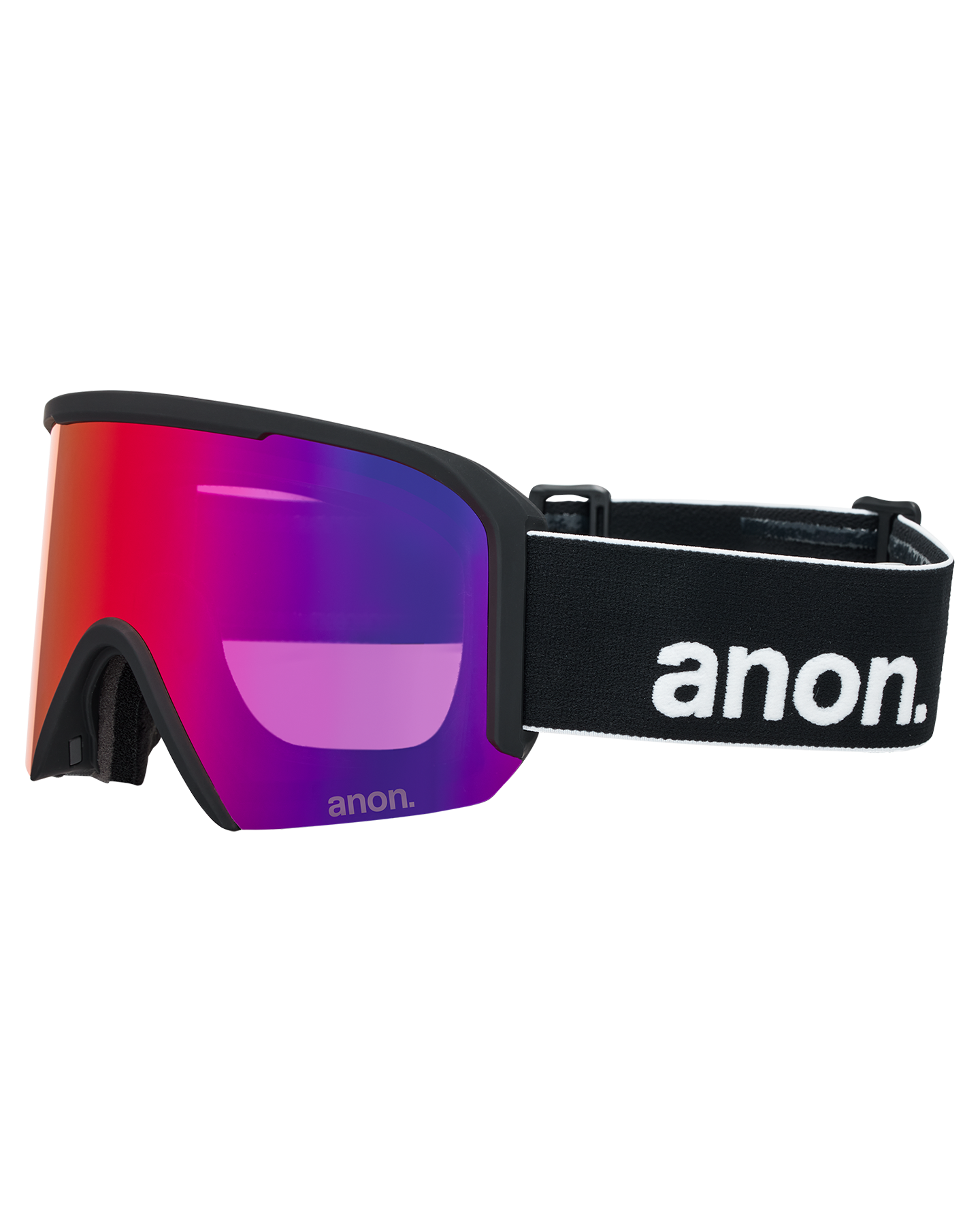 Anon Nesa Snow Goggles + Bonus Lens + MFI® Face Mask - Black/Perceive Sunny Red Unisex Snow Goggles - Trojan Wake Ski Snow