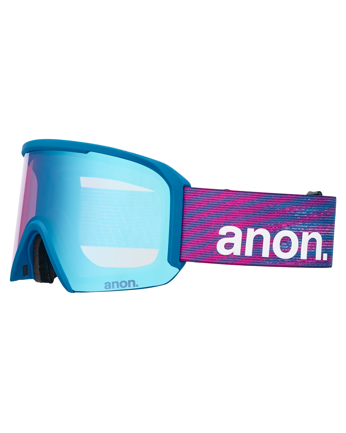 Anon Nesa Snow Goggles + Bonus Lens + MFI® Face Mask - Pink Denim/Perceive Variable Blue Unisex Snow Goggles - Trojan Wake Ski Snow