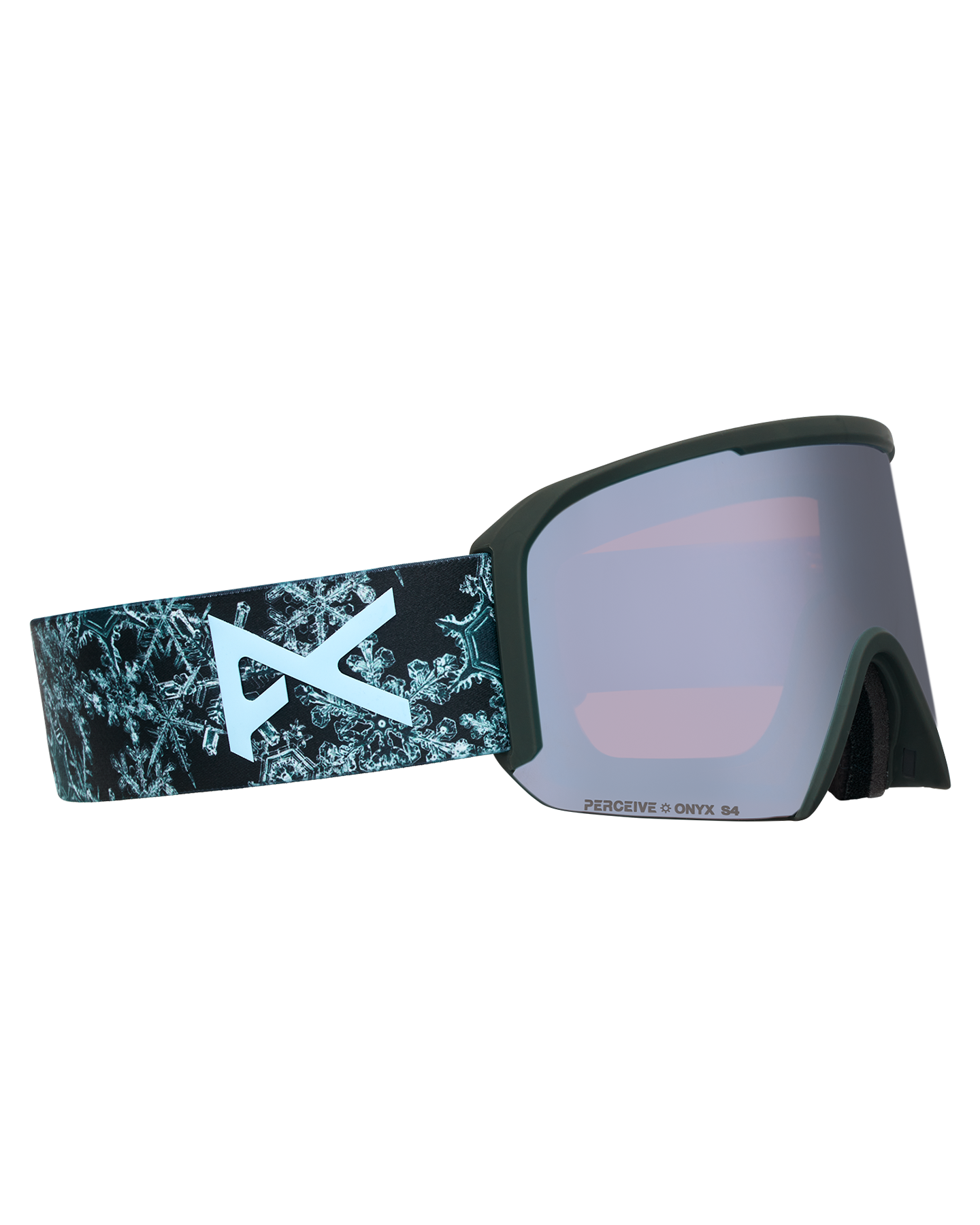 Anon Nesa Snow Goggles + Bonus Lens + MFI® Face Mask - Snow Flurry/Perceive Sunny Onyx Unisex Snow Goggles - Trojan Wake Ski Snow