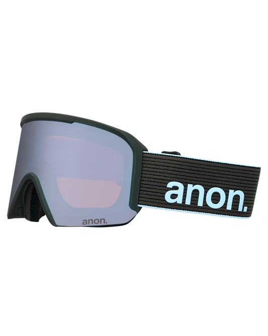 Anon Nesa Snow Goggles + Bonus Lens + MFI® Face Mask - Snow Flurry/Perceive Sunny Onyx Unisex Snow Goggles - Trojan Wake Ski Snow