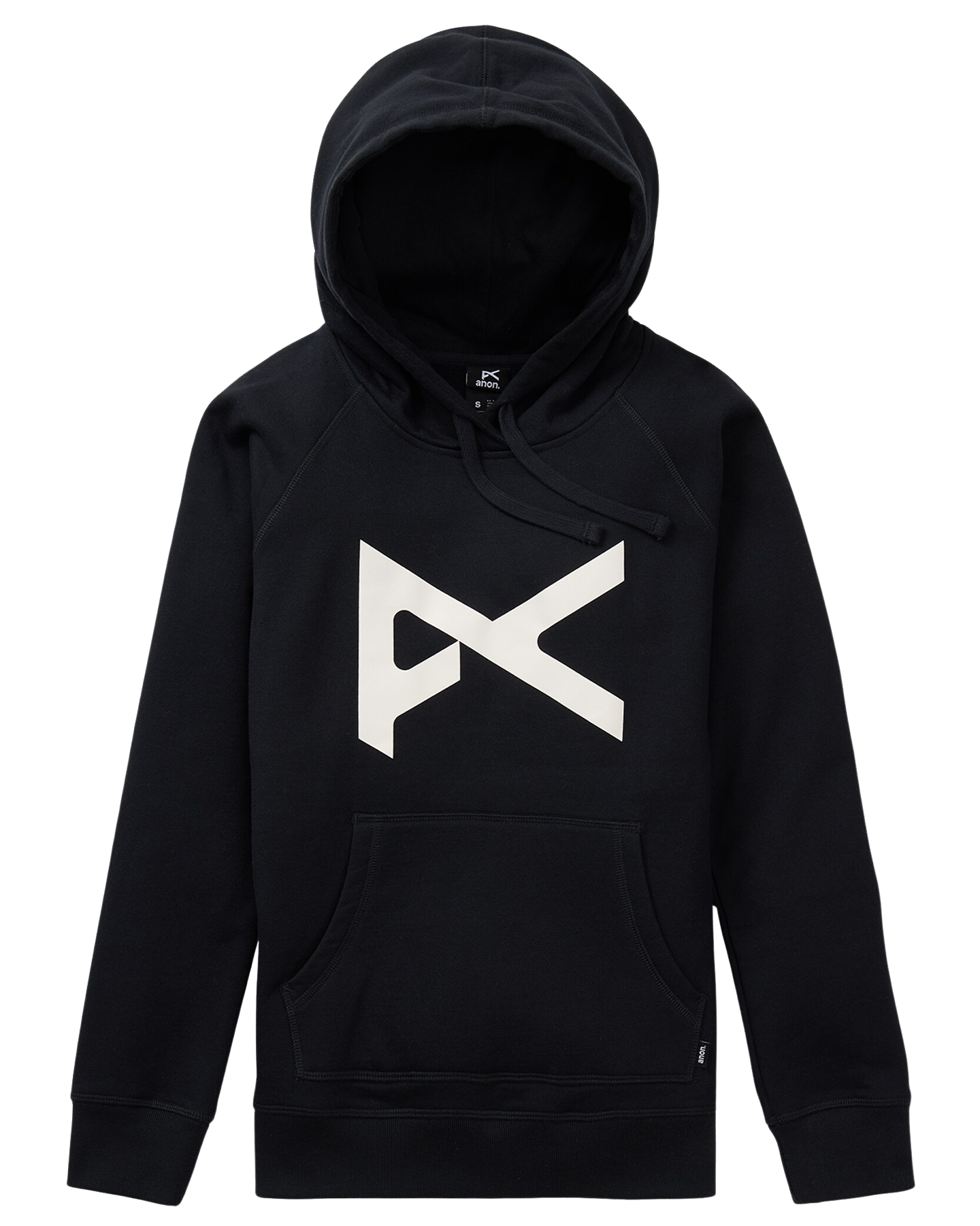 Anon Pullover Hoodie - Black/White Unisex Hoodies - Trojan Wake Ski Snow