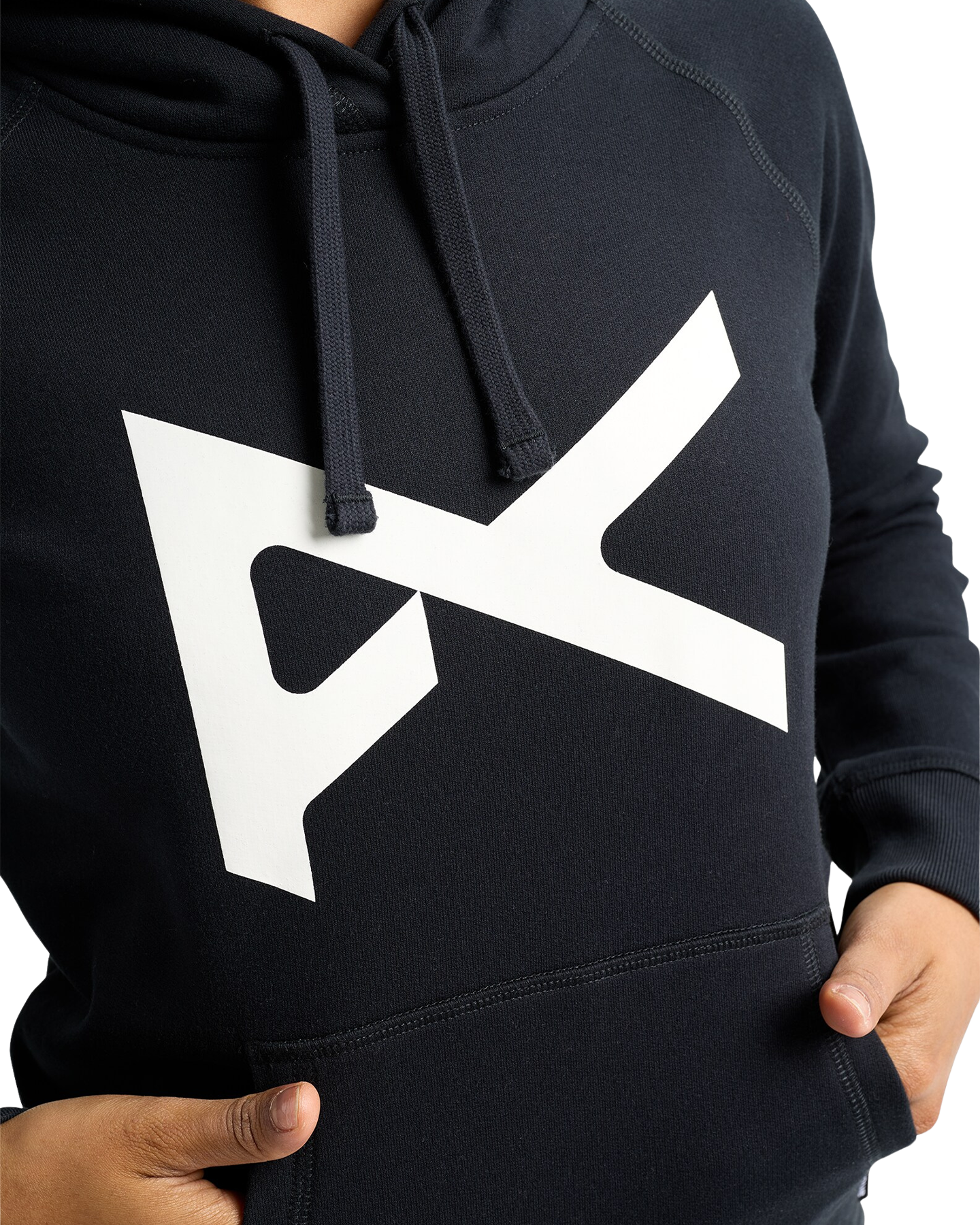 Anon Pullover Hoodie - Black/White Unisex Hoodies - Trojan Wake Ski Snow