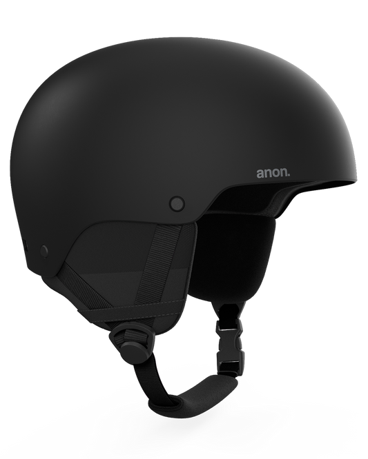 Anon Raider 3 Snow Helmet - Black Unisex Snow Helmets - Trojan Wake Ski Snow