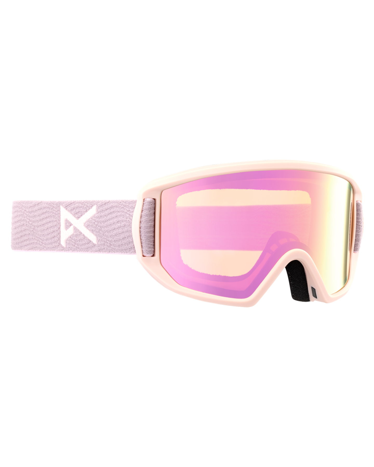 Anon Relapse Jr. Low Bridge Fit Snow Goggles + MFI - Elderberry / Pink Amber Kids' Snow Goggles - Trojan Wake Ski Snow