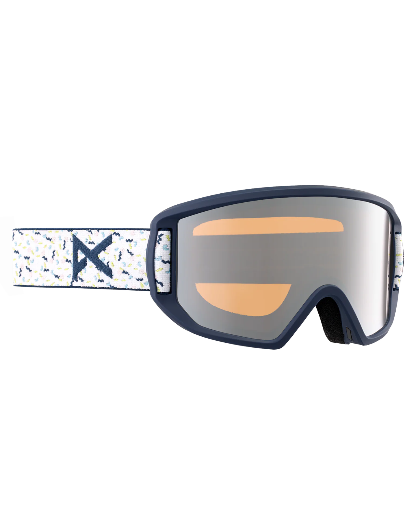 Anon Relapse Jr. Snow Goggles + Mfi® Face Mask - Confetti/Silver Amber Lens Kids' Snow Goggles - Trojan Wake Ski Snow
