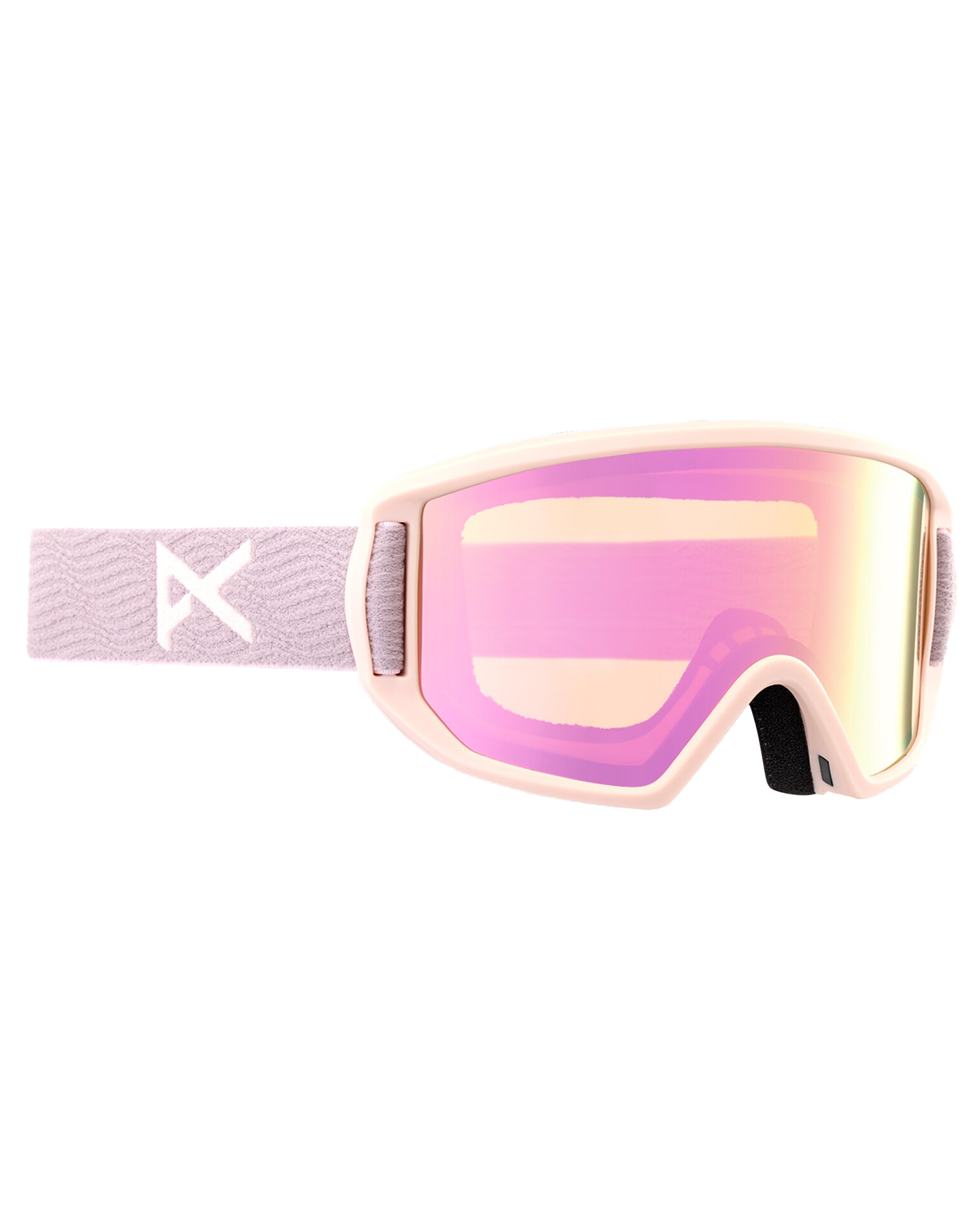 Anon Relapse Jr. Snow Goggles + Mfi® Face Mask - Elderberry/Pink Amber Lens Kids' Snow Goggles - Trojan Wake Ski Snow