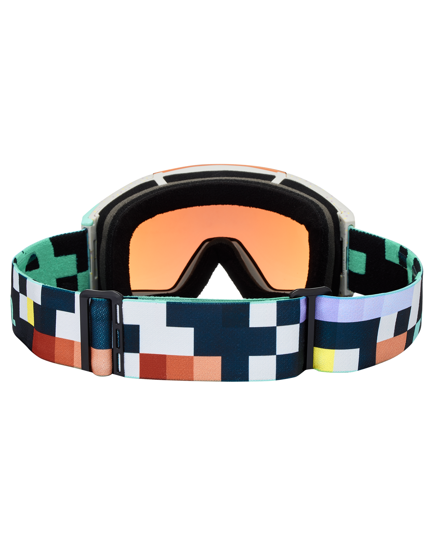 Anon Sync Low Bridge Snow Goggles + Bonus Lens + MFI® Face Mask - Pixel/Perceive Variable Blue Unisex Snow Goggles - Trojan Wake Ski Snow