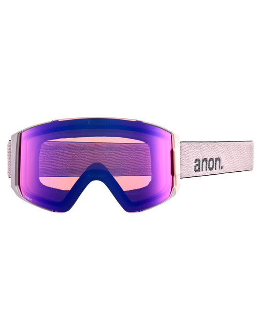 Anon Sync Snow Goggles + Bonus Lens - Elderberry/Perceive Sunny Onyx Lens Men's Snow Goggles - Trojan Wake Ski Snow