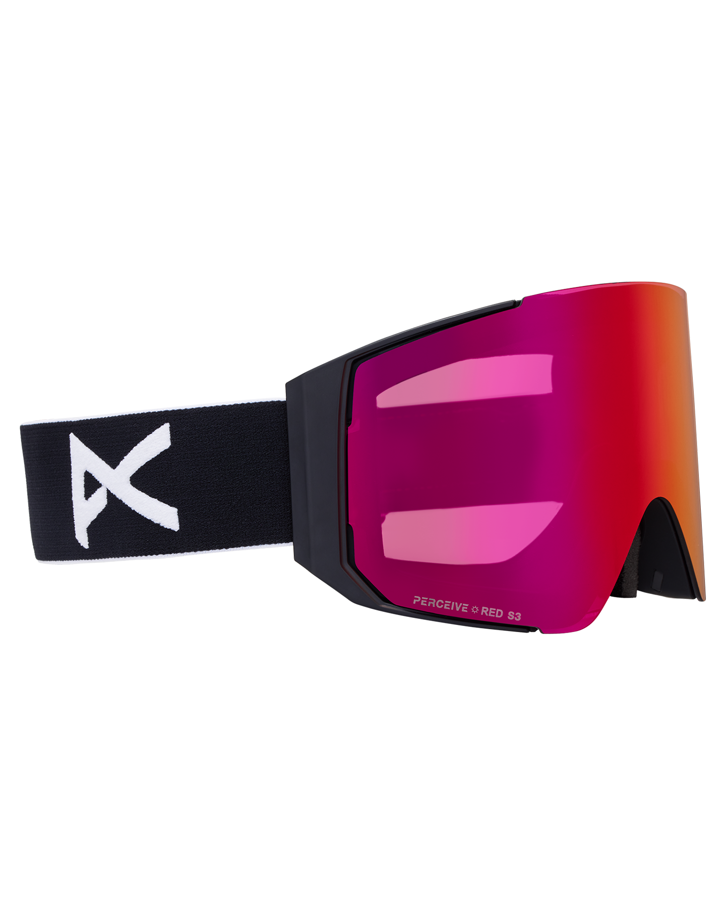 Anon Sync Snow Goggles + Bonus Lens + MFI® Face Mask - Black/Perceive Sunny Red Unisex Snow Goggles - Trojan Wake Ski Snow