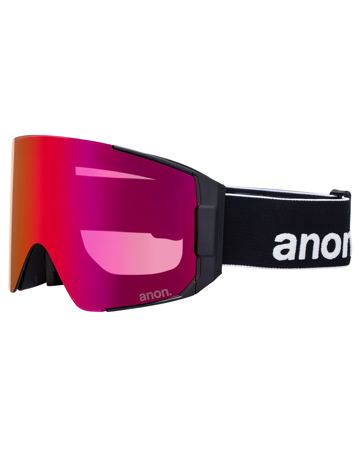 Anon Sync Snow Goggles + Bonus Lens + MFI® Face Mask - Black/Perceive Sunny Red Unisex Snow Goggles - Trojan Wake Ski Snow