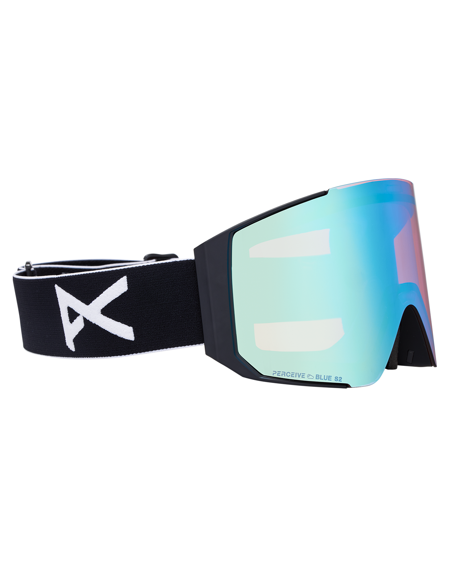 Anon Sync Snow Goggles + Bonus Lens + MFI® Face Mask - Black/Perceive Variable Blue Unisex Snow Goggles - Trojan Wake Ski Snow