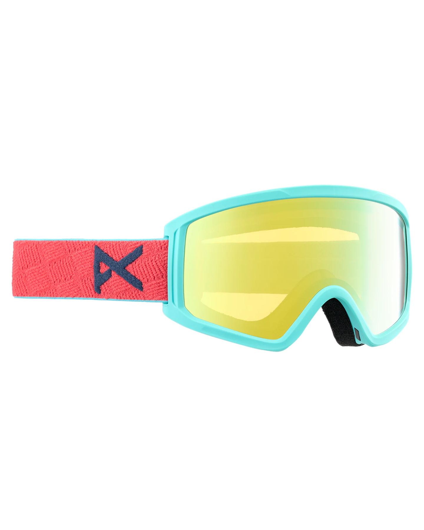 Anon Kids' Tracker 2.0 Snow Goggles - Coral/Gold Amber Lens Snow Goggles - Kids - Trojan Wake Ski Snow
