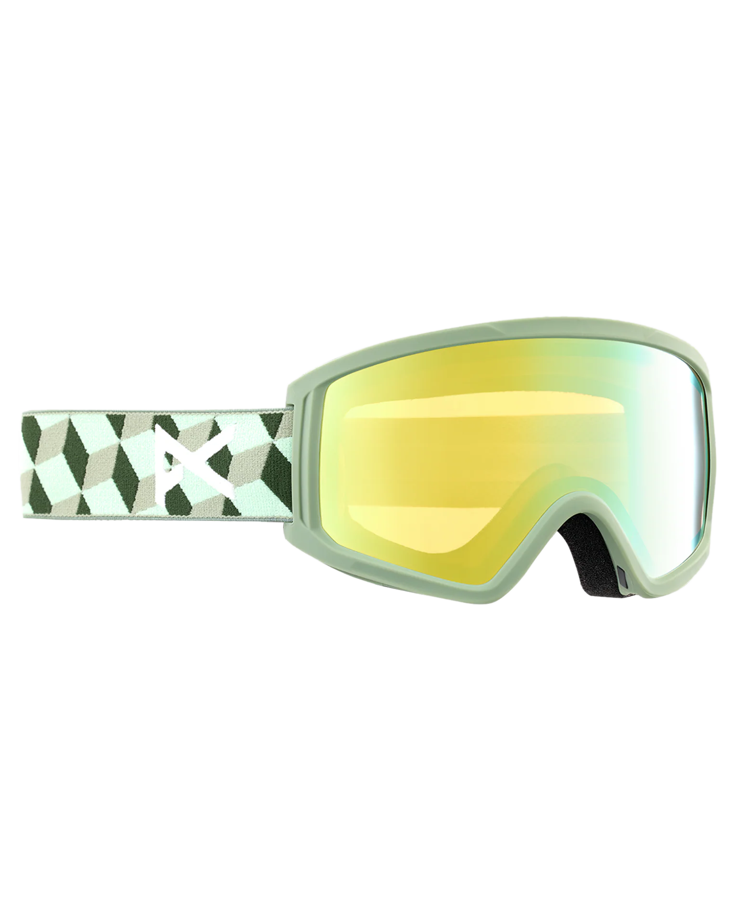 Anon Kids' Tracker 2.0 Snow Goggles - Cubes/Gold Amber Lens Snow Goggles - Kids - Trojan Wake Ski Snow