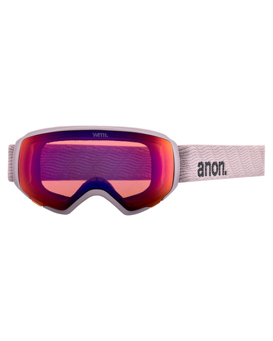 Anon WM1 Low Bridge Fit Snow Goggles + Bonus Lens + MFI - Elderberry / Perceive Sunny Onyx Women's Snow Goggles - Trojan Wake Ski Snow