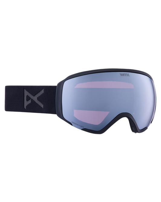 Anon WM1 Low Bridge Fit Snow Goggles + Bonus Lens + MFI - Smoke / Perceive Sunny Onyx Women's Snow Goggles - Trojan Wake Ski Snow