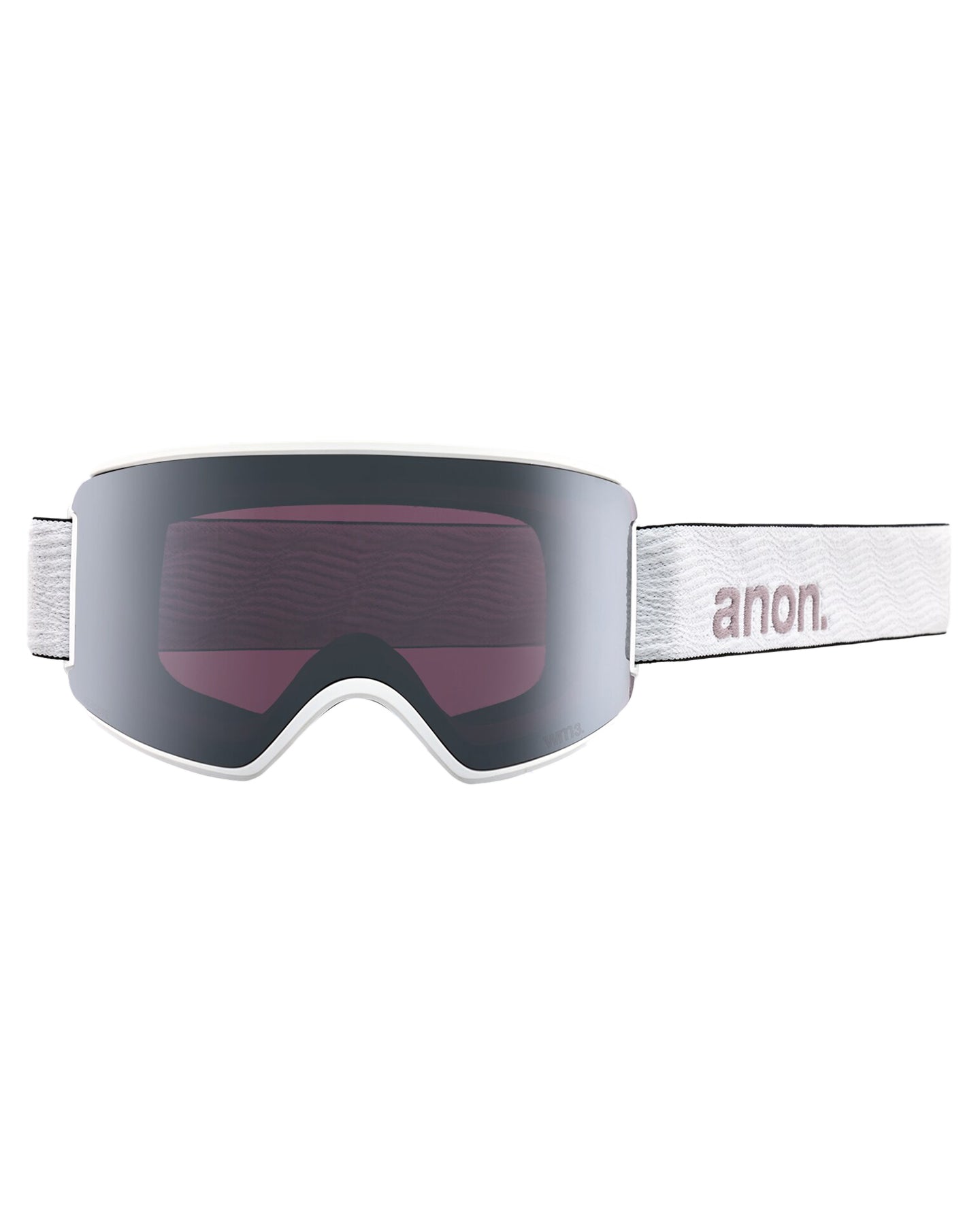 Anon Women's M3 Snow Goggles + Bonus Lens + Mfi® Face Mask - White/Perceive Variable Violet Lens Snow Goggles - Womens - Trojan Wake Ski Snow