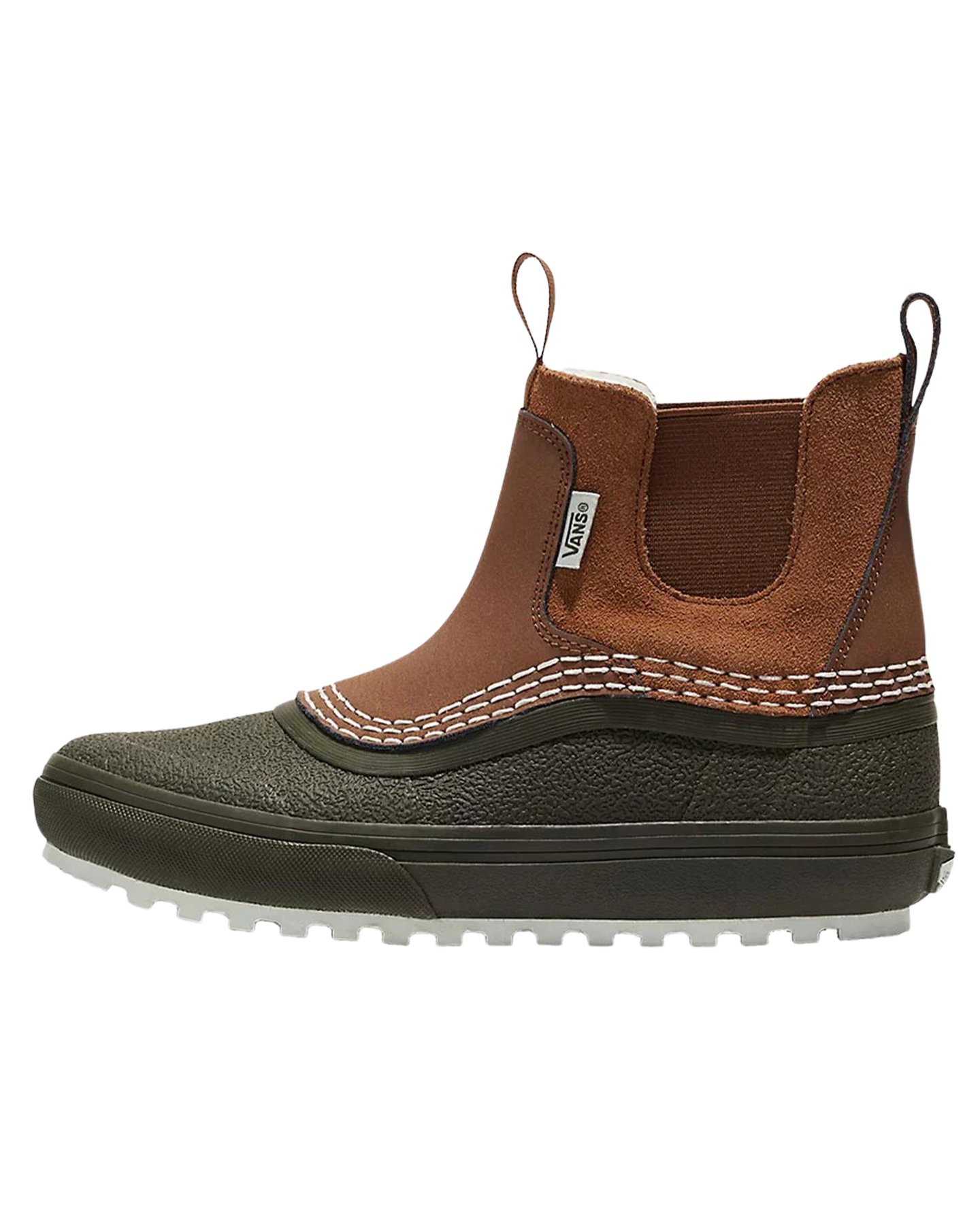 Vans Mte Standard Mid Chelsea Waterproof - Hana Beaman Brown/Green Unisex Apres Boots - Trojan Wake Ski Snow