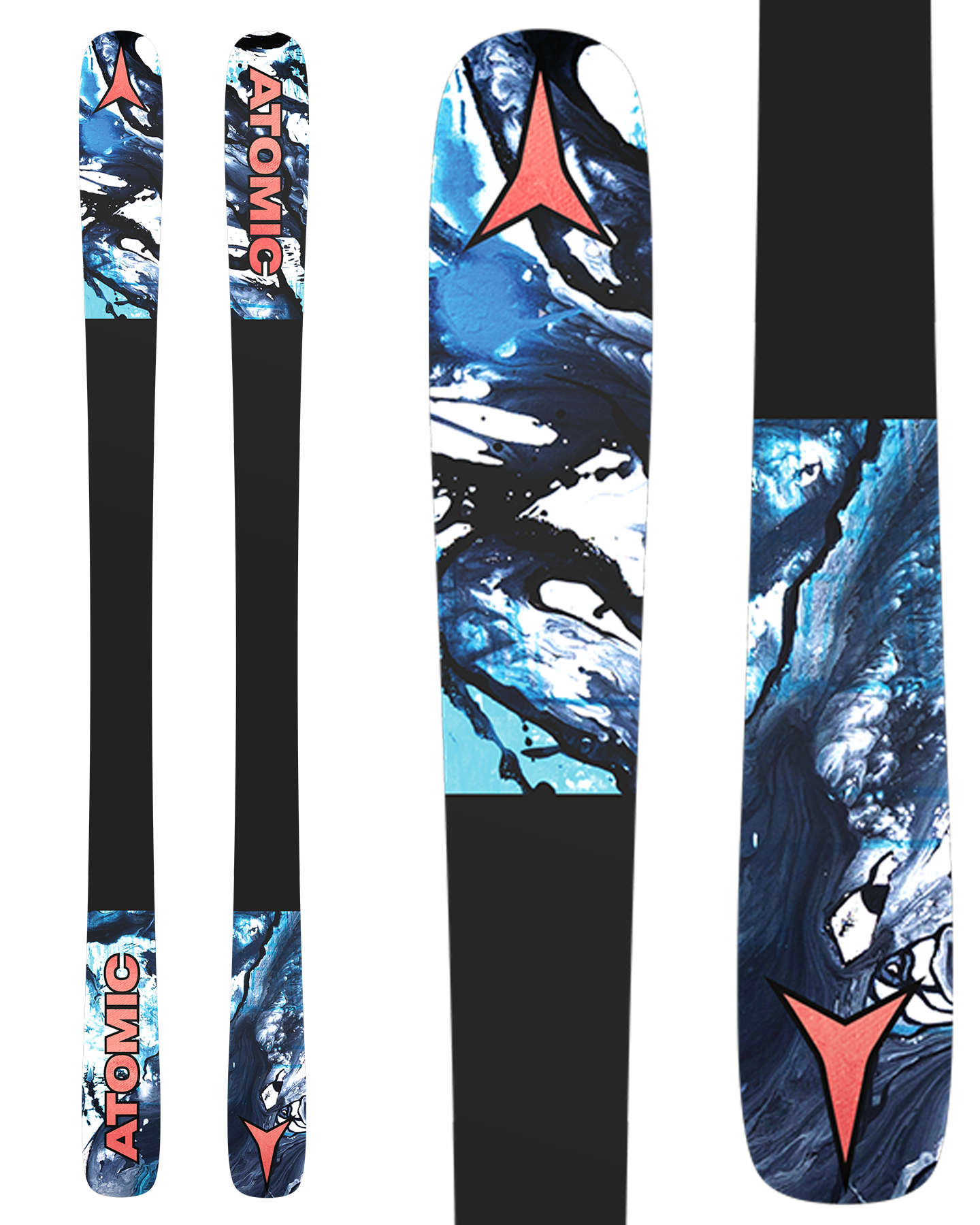 Atomic Bent 85 Skis - 2025 Snow Skis - Trojan Wake Ski Snow