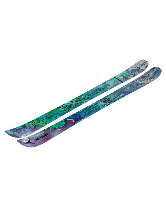 Atomic Bent Chetler Mini Kids' Snow Skis - Metallic Blue / Gren - 2024 Kids' Snow Skis - Trojan Wake Ski Snow