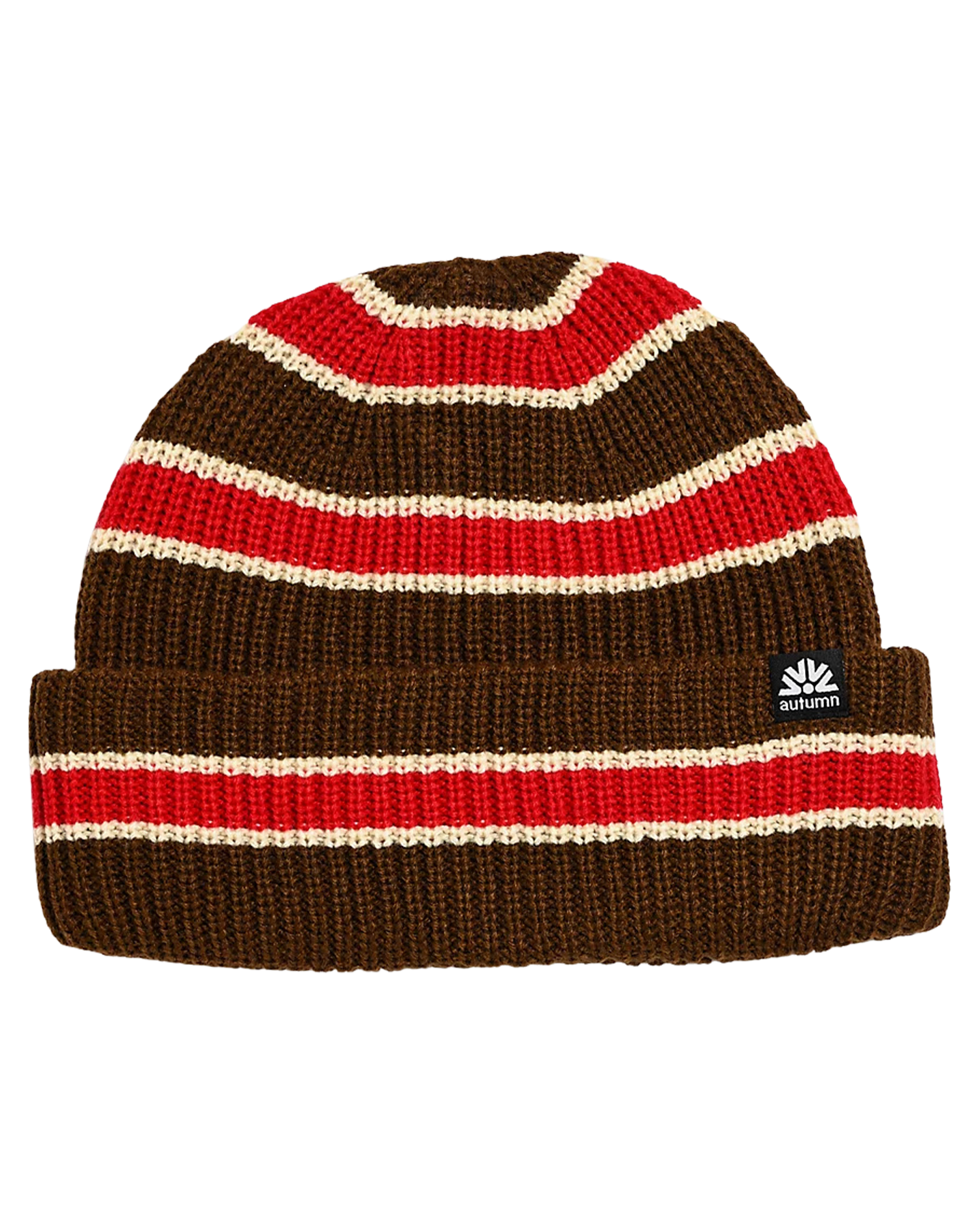 Autumn Slacker Beanie - Brown Unisex Beanies - Trojan Wake Ski Snow