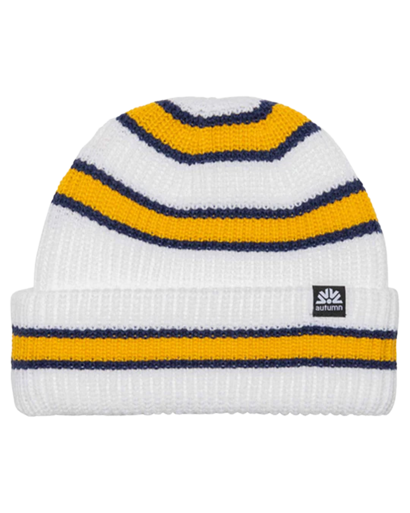 Autumn Slacker Beanie - White Unisex Beanies - Trojan Wake Ski Snow