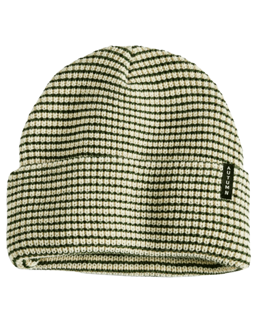 Autumn Stripe Beanie - Natural Unisex Beanies - Trojan Wake Ski Snow