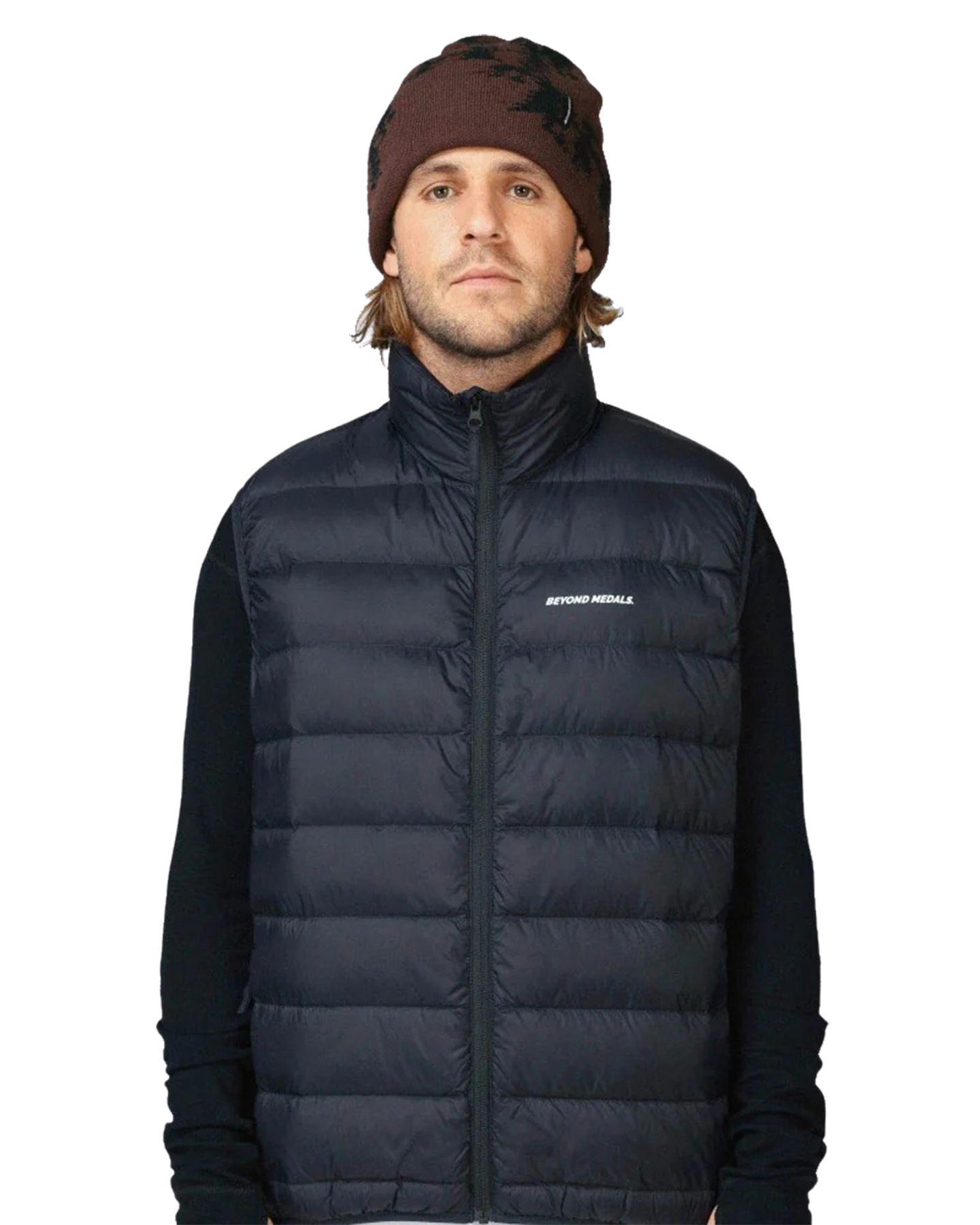 Beyond Medals Packable Down Vest Unisex Snow Jackets - Trojan Wake Ski Snow