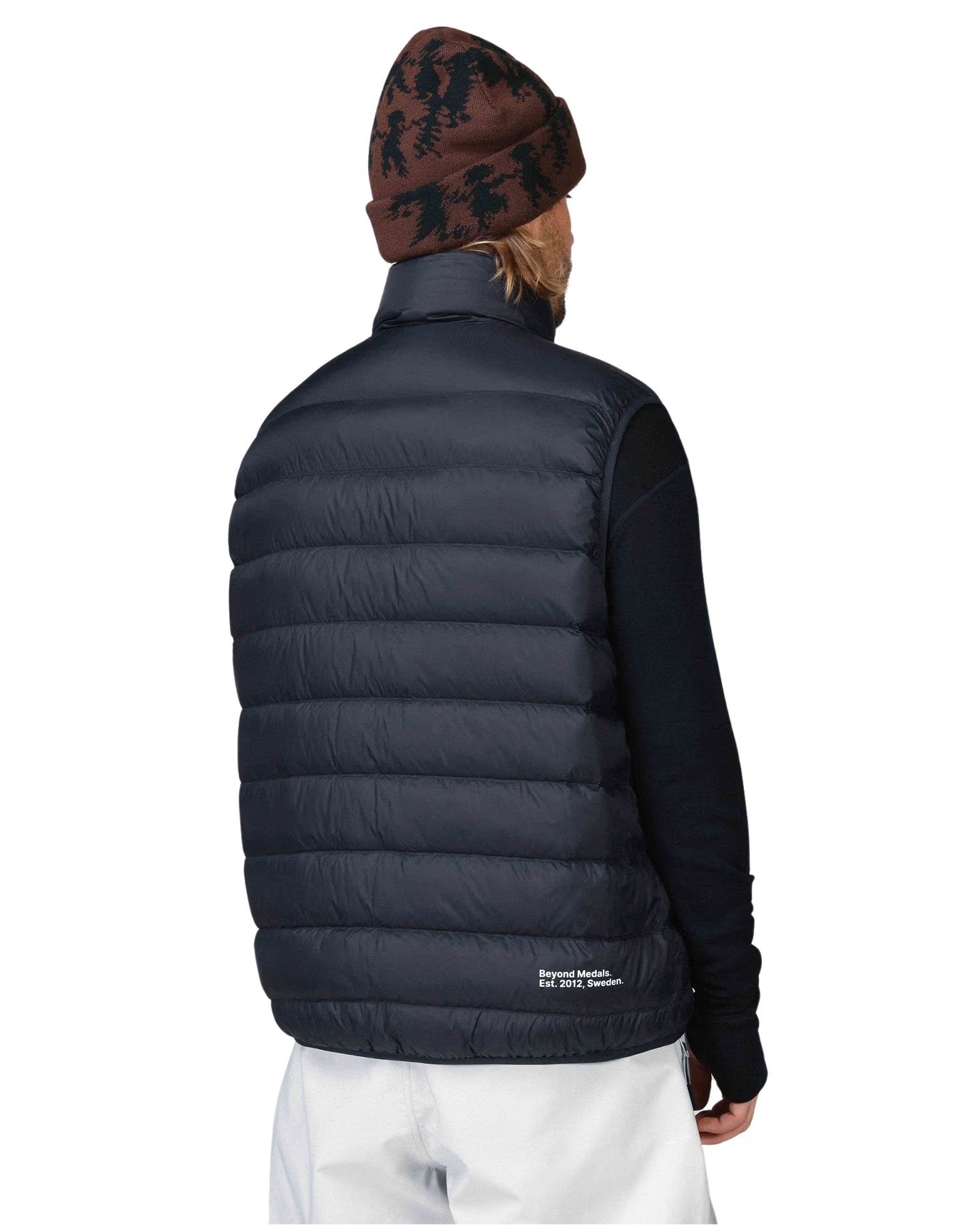 Beyond Medals Packable Down Vest Unisex Snow Jackets - Trojan Wake Ski Snow