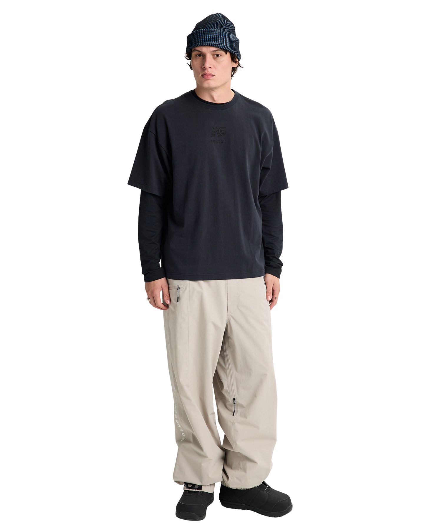 Burton x Analog Offspin 2L Snow Pants - Stone Grey Unisex Snow Pants - Trojan Wake Ski Snow