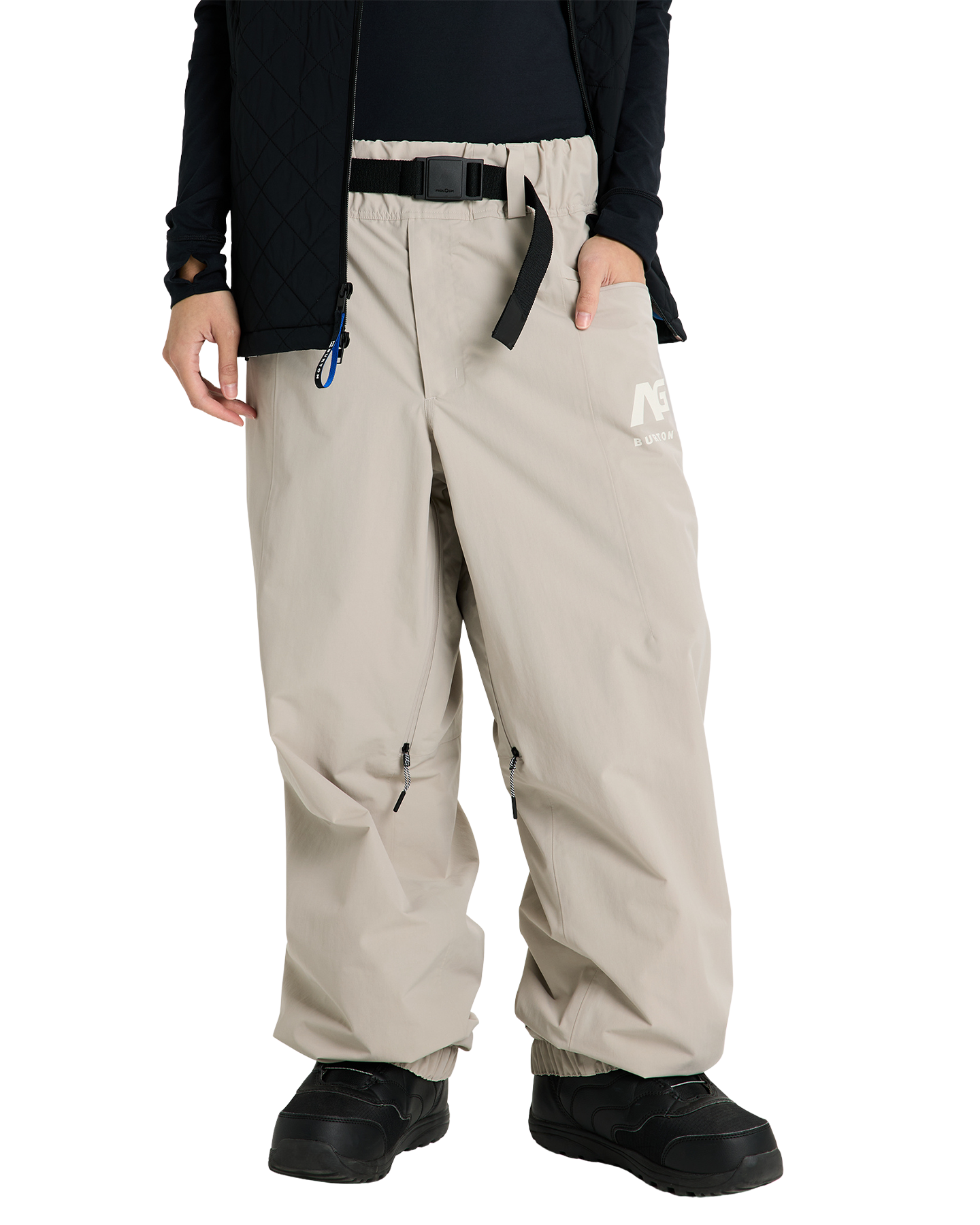 Burton x Analog Offspin 2L Snow Pants - Stone Grey Unisex Snow Pants - Trojan Wake Ski Snow