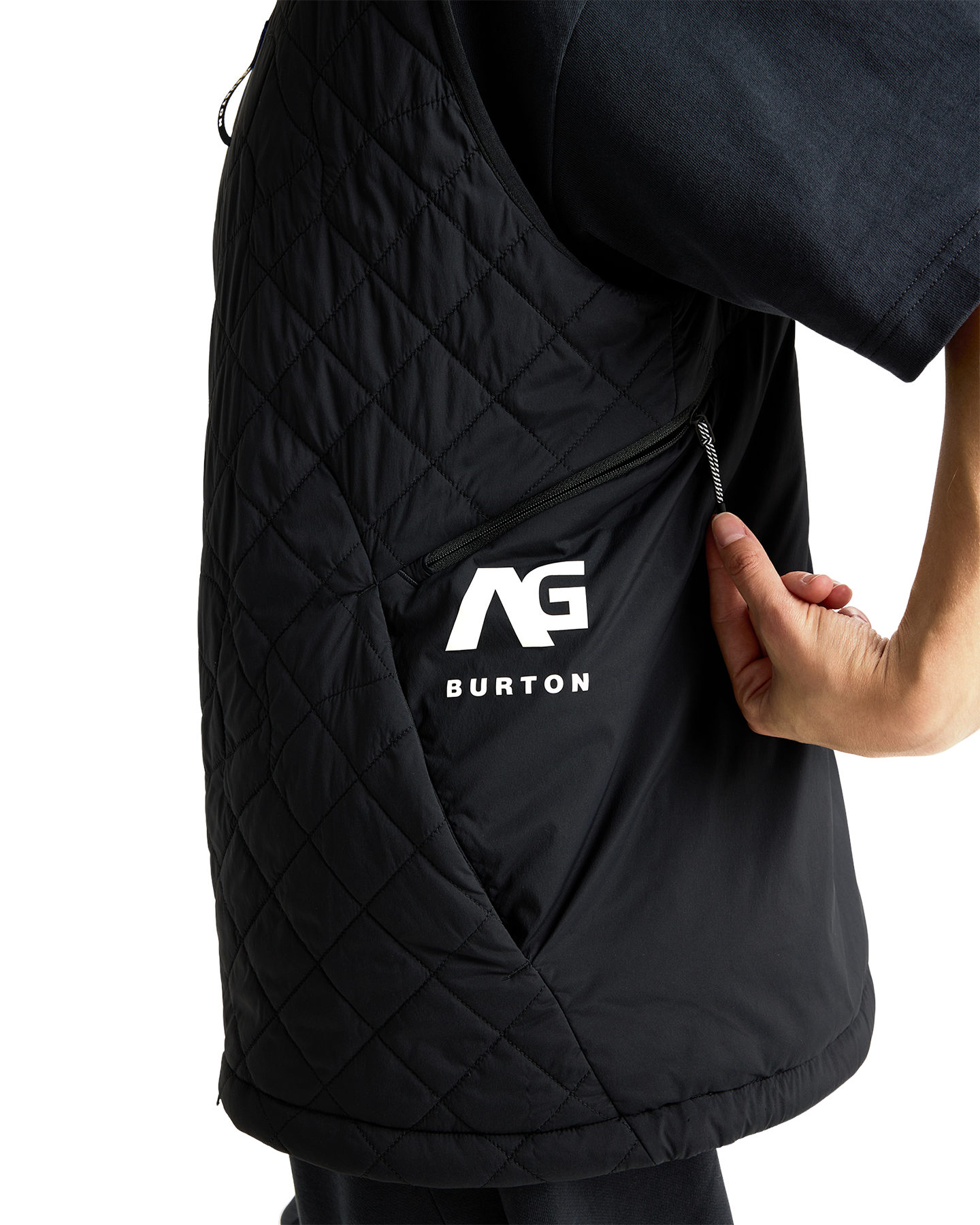 Burton x Analog Pinball Insulated Vest - True Black Unisex Jackets - Trojan Wake Ski Snow