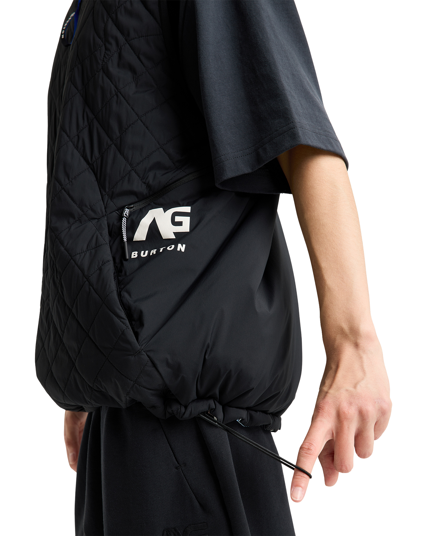 Burton x Analog Pinball Insulated Vest - True Black Unisex Jackets - Trojan Wake Ski Snow