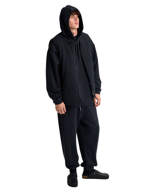 Burton x Analog Pinball Insulated Vest - True Black Unisex Jackets - Trojan Wake Ski Snow