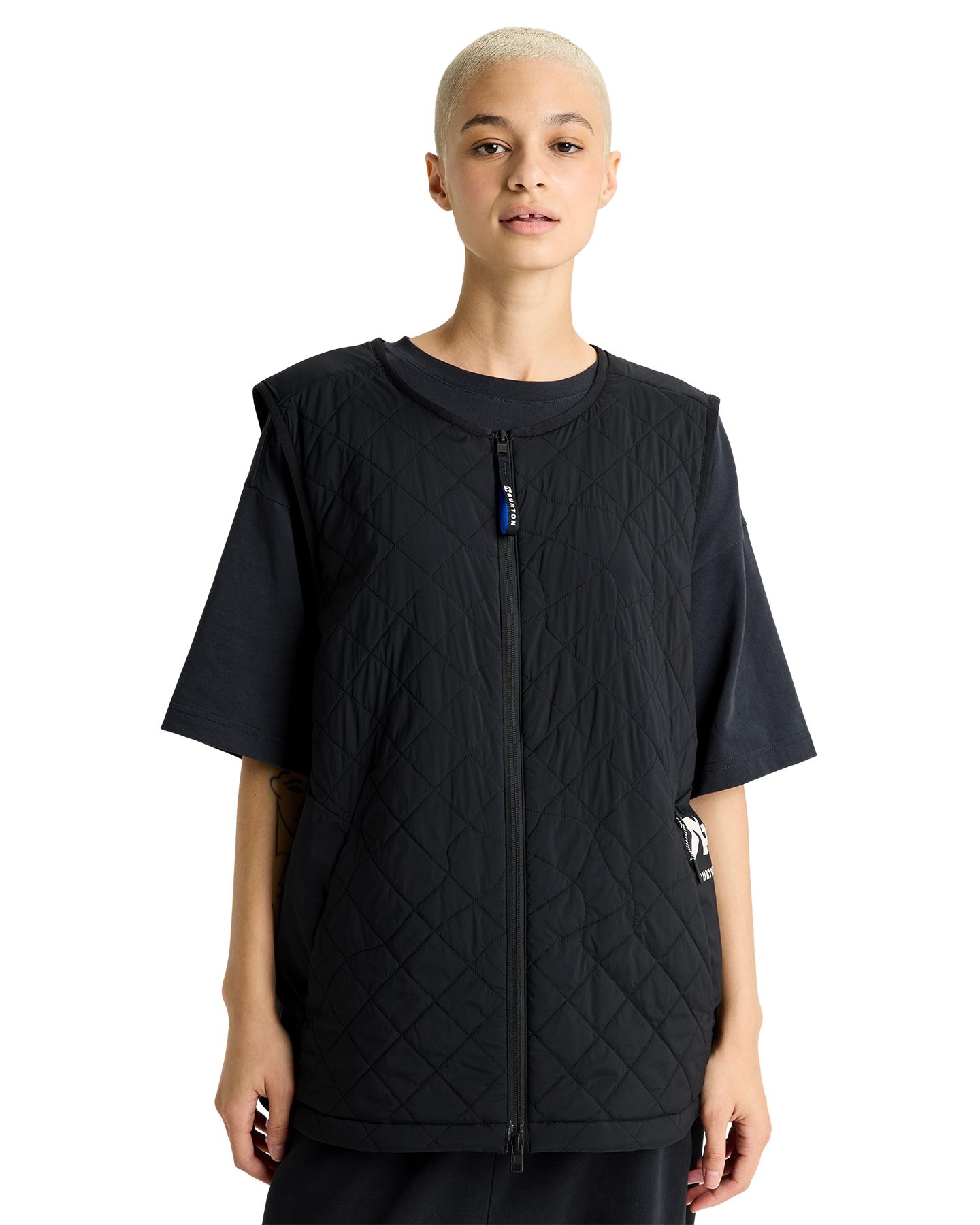 Burton x Analog Pinball Insulated Vest - True Black Unisex Jackets - Trojan Wake Ski Snow