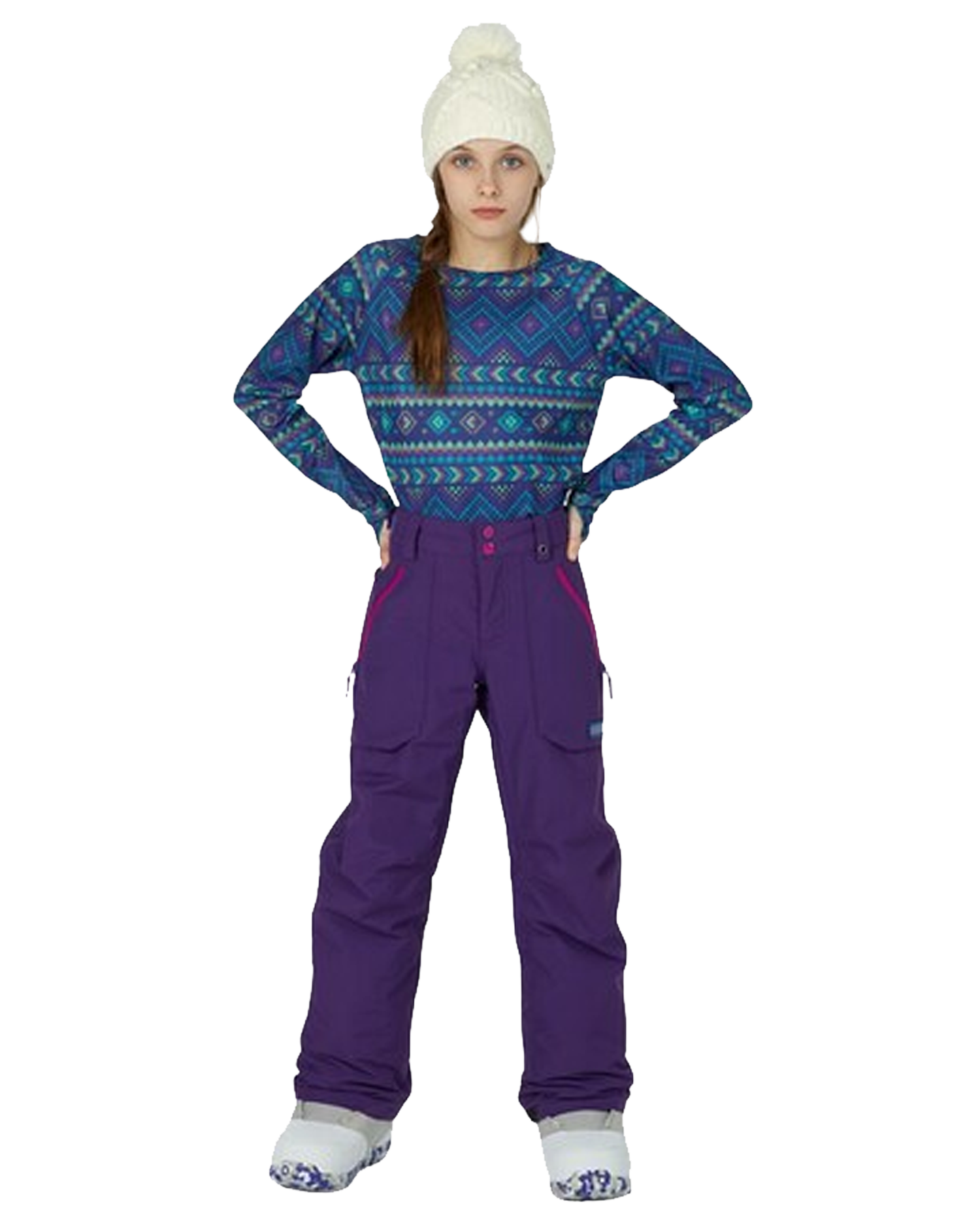Burton Kids Gore-Tex Stark Snow Pants - Petunia Kids' Snow Pants - Trojan Wake Ski Snow