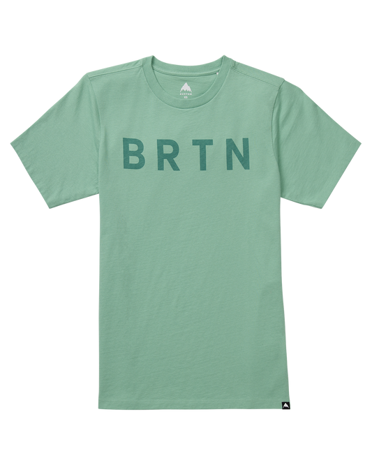 Burton BRTN Short Sleeve T-Shirt - Soft Sage Unisex S/S Tees - Trojan Wake Ski Snow