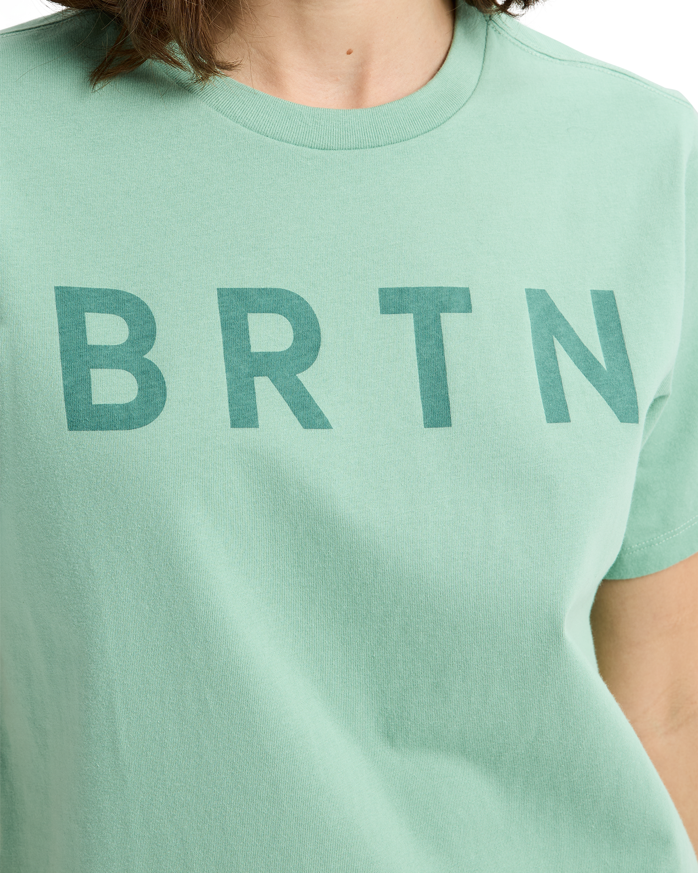 Burton BRTN Short Sleeve T-Shirt - Soft Sage Unisex S/S Tees - Trojan Wake Ski Snow